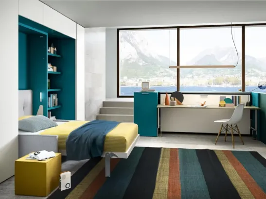 Cameretta componibile Young 11 di Clei