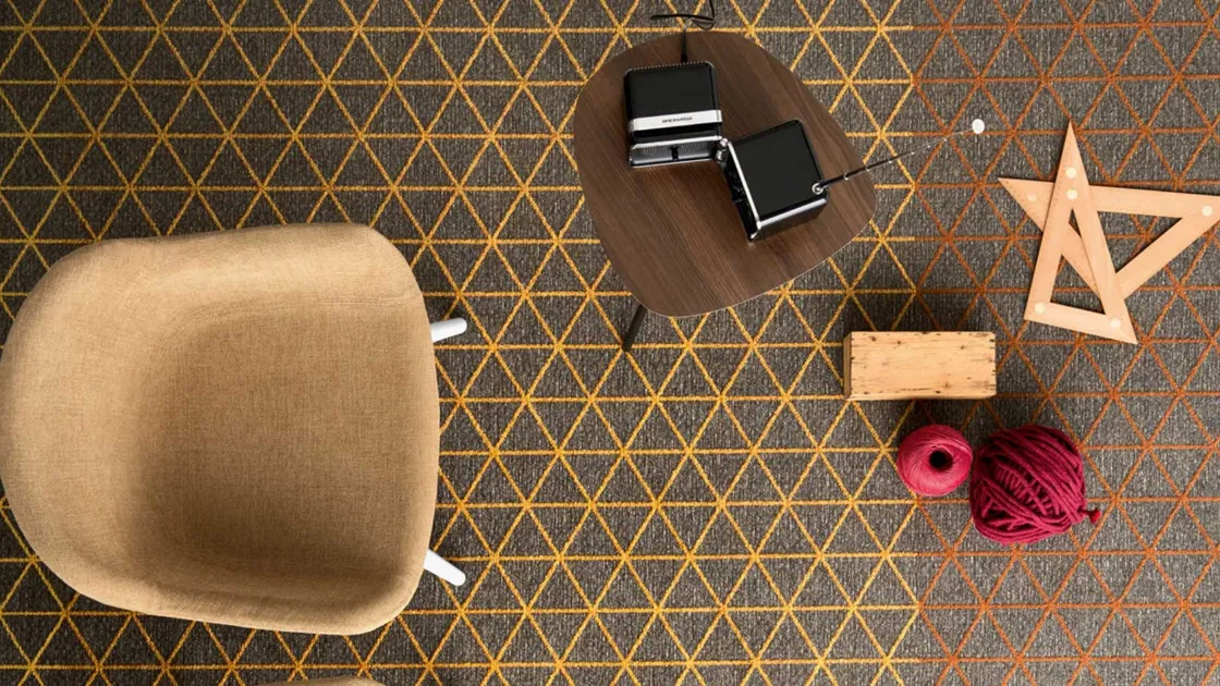 Tappeto geometrico Apotema di Calligaris