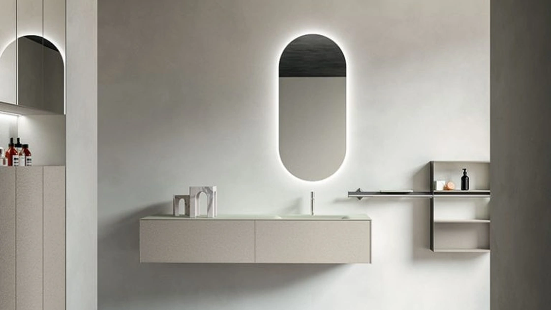 Mobile da Bagno sospeso Cartabianca 01 di Cerasa