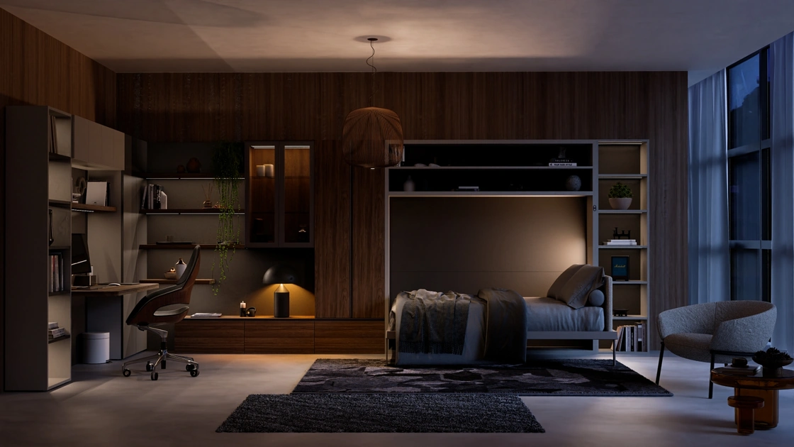 Letto a scomparsa Circe Standard di Clei