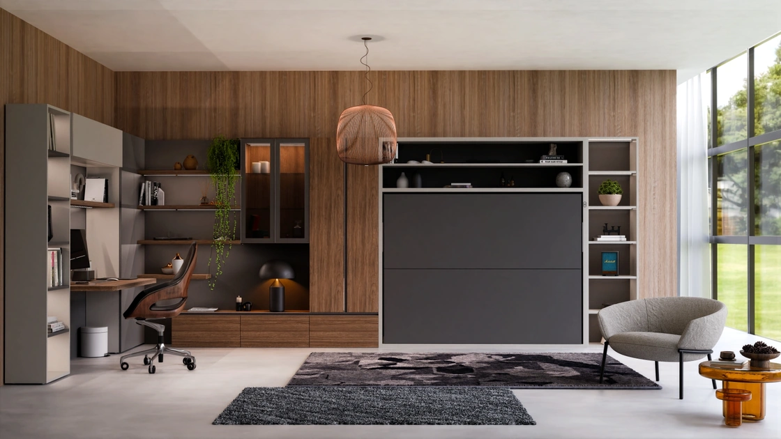 Letto a scomparsa Circe Standard di Clei