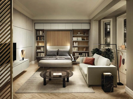 Letto a scomparsa LGM 2-0 Book Table di Clei