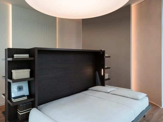 Letto a scomparsa Minerva Orizzontale 02 di Clei