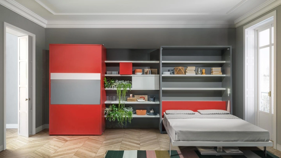 Letto a scomparsa Penelope 2 Dining di Clei