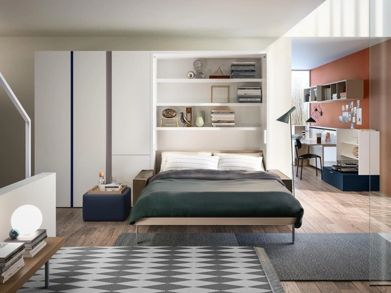 Letto a scomparsa Penelope 2 Sofa 02 di Clei