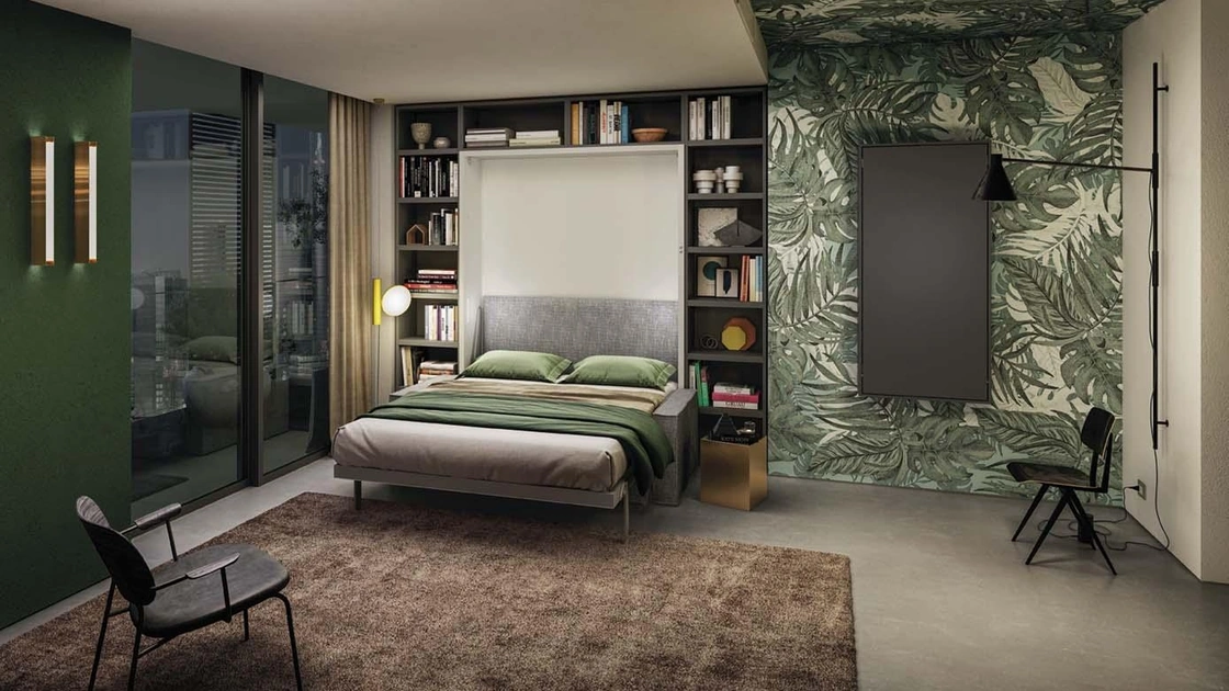 Letto a scomparsa Penelope 2 Sofa 03 di Clei