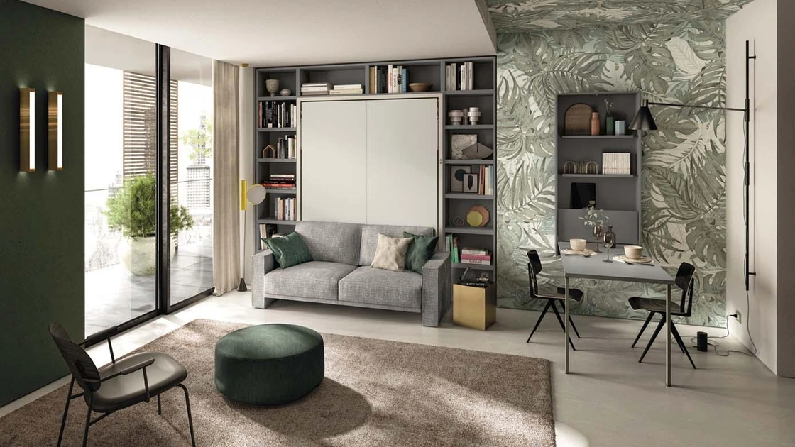 Letto a scomparsa Penelope 2 Sofa 03 di Clei