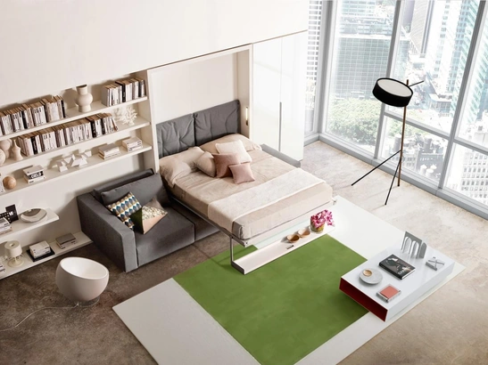 Letto a scomparsa Swing 01 di Clei