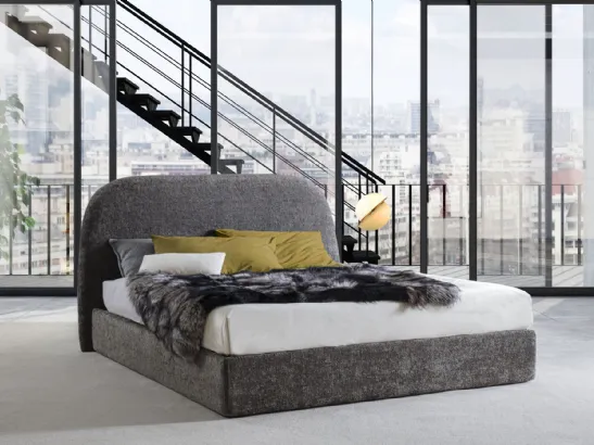 Letto in tessuto imbottito Gilbert Fox Italia