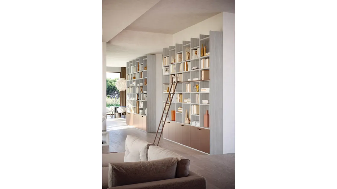 Libreria a muro LV732 di Giessegi