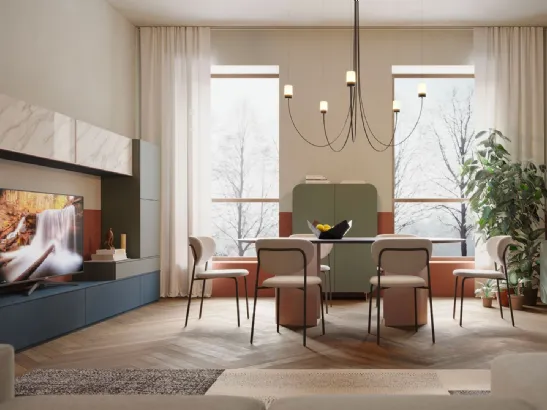 Parete Attrezzata Living LV705 di Giessegi