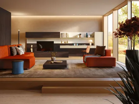 Parete Attrezzata Living LV714 di Giessegi