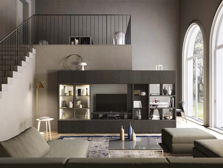 Parete Attrezzata My Space 25-01 di Alf Da Frè