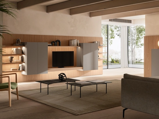 Parete Attrezzata Slim Boiserie di Dall'Agnese