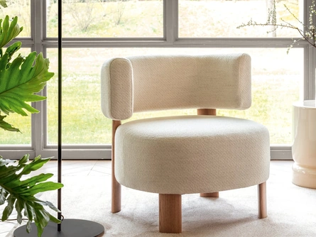 Poltroncina imbottita Glen di Calligaris