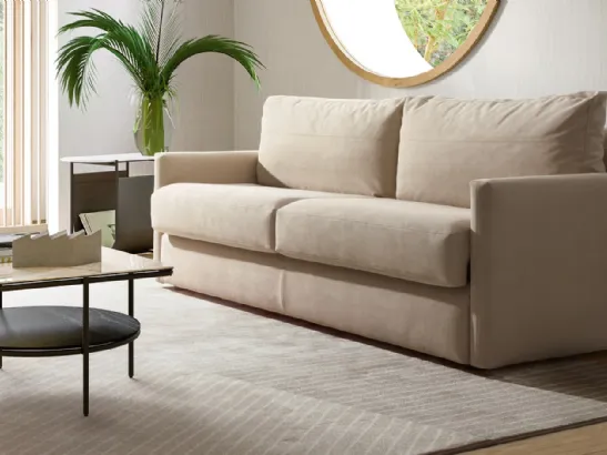 Divano Letto in microfibra imbottito Convert-S di Calligaris