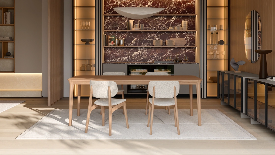 Tavolo Smooth in Rovere di Dall'Agnese