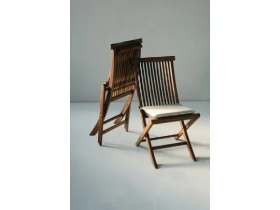 Sedia pieghevole in legno Folding Chair di La Seggiola