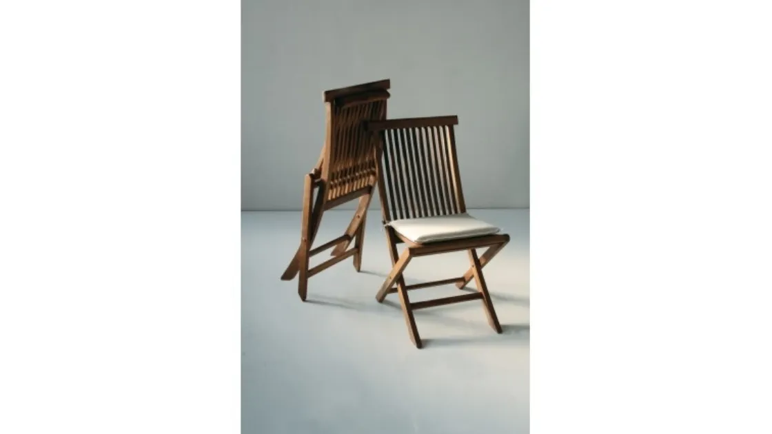 Sedia pieghevole in legno Folding Chair di La Seggiola